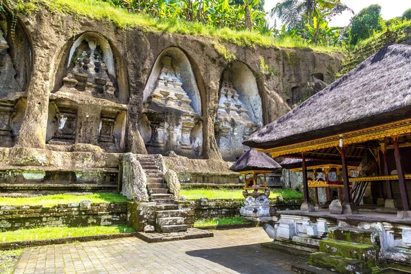 Templo Pura Gunung Kawi Bali Indonesia Día Soleado —  Fotos de Stock