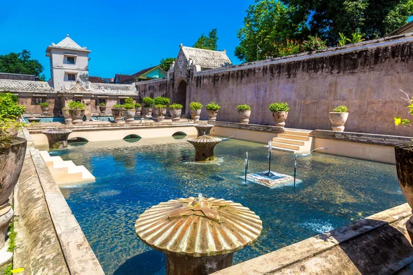 Palácio Água Taman Sari Yogyakarta Ilha Java Indonésia — Fotografia de Stock