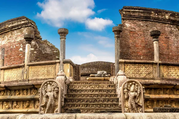 Ruines Vatadage Musée Archéologique Polonnaruwa Sri Lanka — Photo