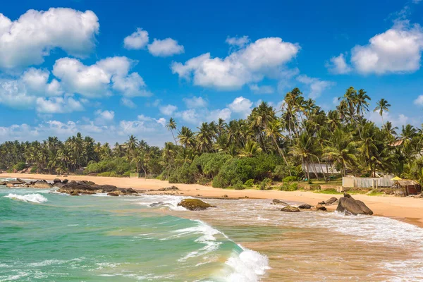 Sri Lanka Güneşli Bir Günde Dalawella Plajı — Stok fotoğraf