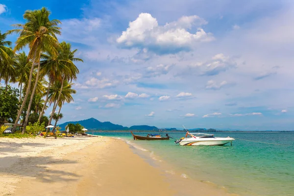 Praia Tropical Ilha Koh Mook Koh Muk Tailândia — Fotografia de Stock