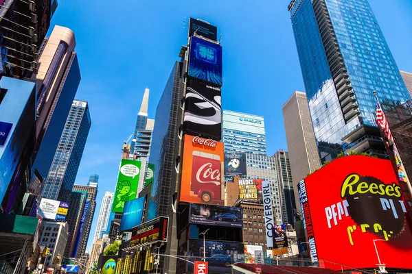 New York City Usa Mars 2020 Times Square Symbol För — Stockfoto