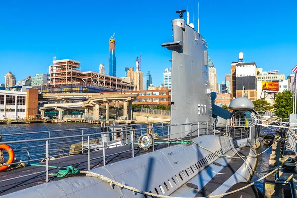 New York City Usa Mars 2020 Ubåten Uss Growler New — Stockfoto