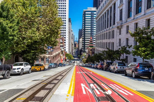 San Francisco Usa März 2020 Die Seilbahn San Francisco Kalifornien — Stockfoto