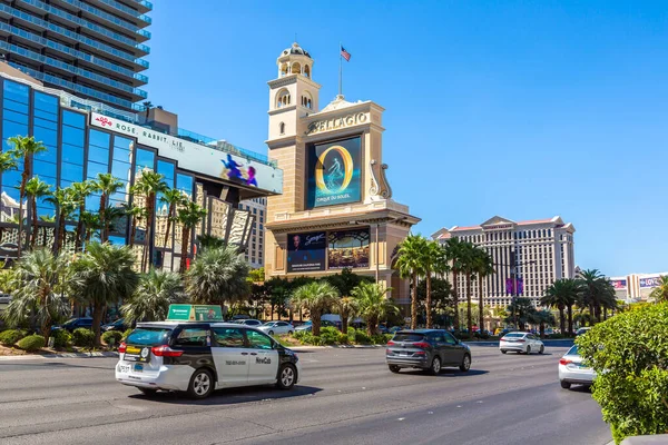 Las Vegas Usa March 2020 Signboard Bellagio Hotel Casino Las — Stock Photo, Image