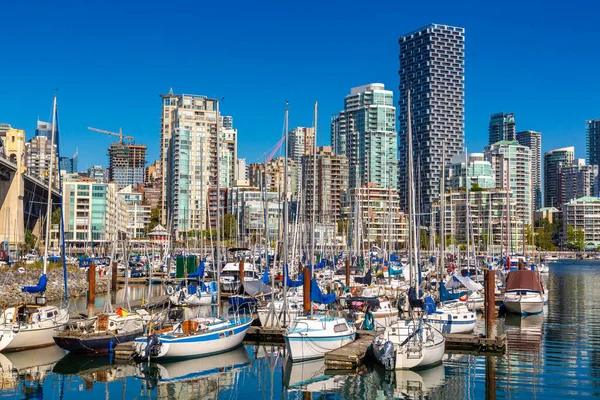 Vancouver Canada April 2020 Landscape False Creek Sunny Day Vancouver — 图库照片