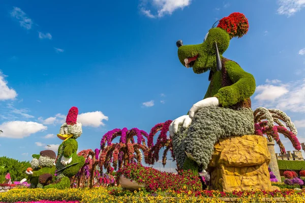 Dubai United Arab Emirates March 2020 Dubai Miracle Garden Sunny — Stock Photo, Image