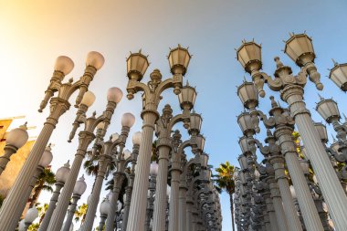 LOS ANGELES, ABD - 29 Mart 2020: Los Angeles, Kaliforniya, ABD 'de Halk Sanatı 