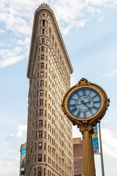 New York City Usa March 2020 5Th Avenue Clock Flatiron — 스톡 사진