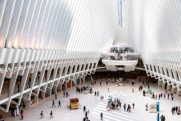 New York City Usa March 2020 Oculus Transportation Hub World — Stock Photo, Image