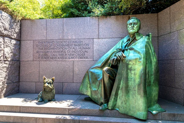 Washington Eua Março 2020 Franklin Delano Roosevelt Memorial Washington Dia — Fotografia de Stock