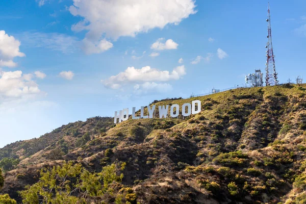 Los Ángeles Hollywood Estados Unidos Marzo 2020 Hollywood Firma Los — Foto de Stock