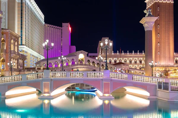 Las Vegas Usa Mars 2020 Venetianska Hotel Casino Natten Las — Stockfoto