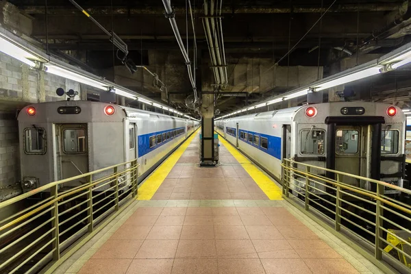 Tunnelbanevagn Station New York City Usa — Stockfoto