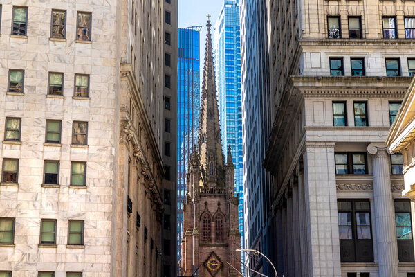 Trinity Church in New York City, NY, USA