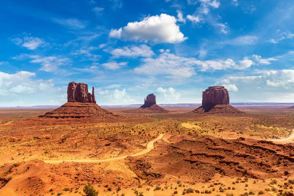 Monument Valley Sunny Day Arizona Usa — Stock Photo, Image