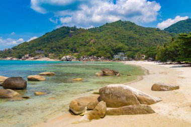 Koh Samui adasındaki Silver Beach, Tayland 'da bir yaz günü