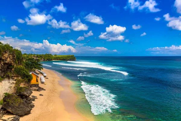 Balangan Beach Bali Indonésia Dia Ensolarado — Fotografia de Stock