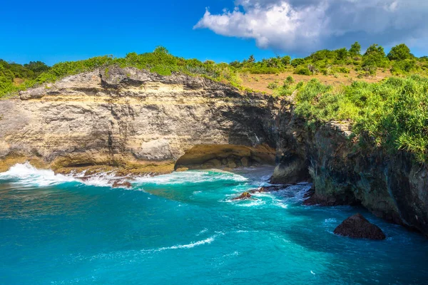 Insel Nusa Penida Einem Sonnigen Tag Bali Indonesien — Stockfoto