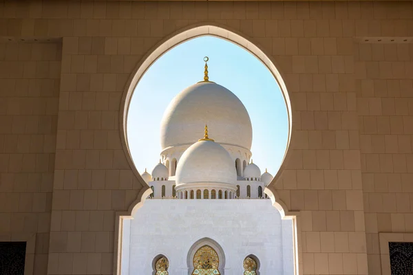 Sheikh Zayed Grand Mosque Abu Dhabi Summer Day United Arab — Stock Photo, Image