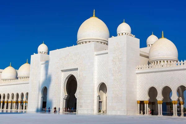 Sheikh Zayed Grand Mosque Abu Dhabi Summer Day United Arab — Stock Photo, Image