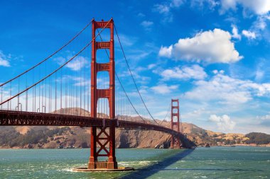 San Francisco 'daki Golden Gate Köprüsü, Kaliforniya, ABD