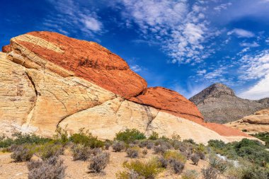 Las Vegas, Nevada yakınlarındaki Red Rock Kanyonu Ulusal Koruma Alanı, ABD