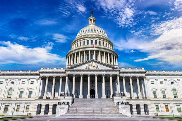 United States Capitol Building Summer Day Washington Usa — Stock Photo, Image