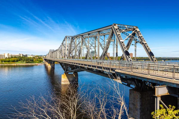 Pont Alexandra Ottawa Par Une Journée Ensoleillée Canada — Photo