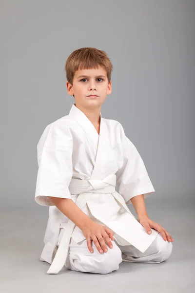 Karate-Junge — Stockfoto