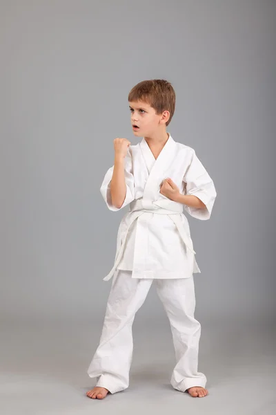 Chico karate — Foto de Stock