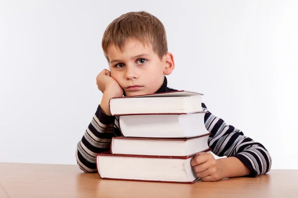 Colegial cansado — Foto de Stock