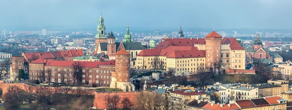 Panoramę Cracow — Zdjęcie stockowe