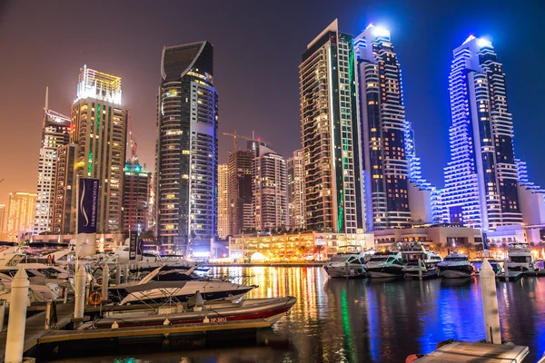 Dubai marina stadsgezicht — Stockfoto