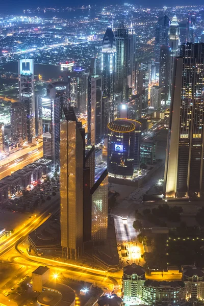 Dubai gece çekimi — Stok fotoğraf