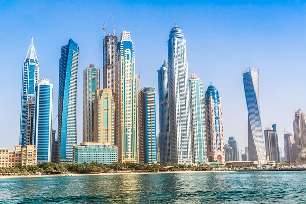 Dubai marina stadsgezicht — Stockfoto