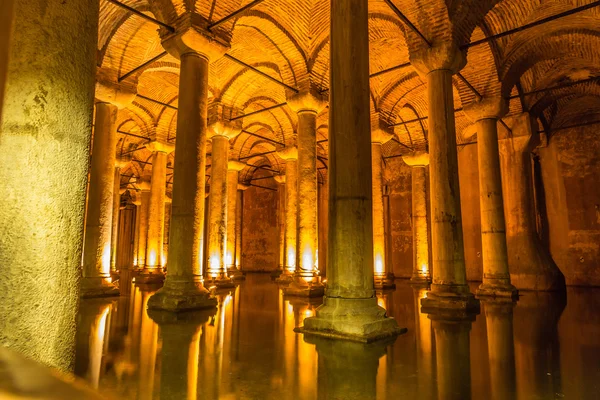 Podzemní baziliky cistern — Stock fotografie