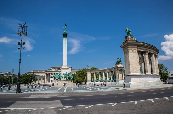 Budapest Heroes Square — Stok fotoğraf