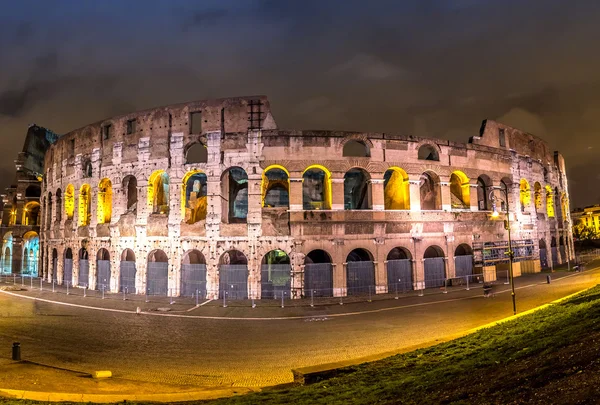 Colosseum at night Stock Photo