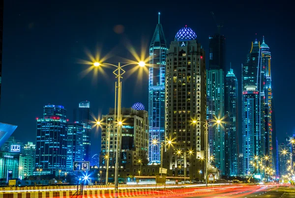 Dubai Marina paisaje urbano —  Fotos de Stock