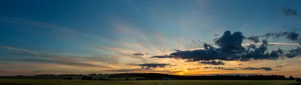 Campo de trigo ao pôr do sol — Fotografia de Stock