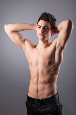 Young bodybuilder man