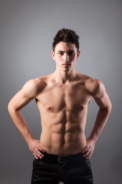 Young bodybuilder man