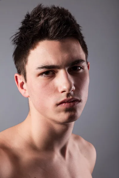 Face of young man — Stock Photo, Image