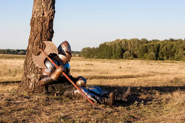 Middeleeuwse ridder — Stockfoto