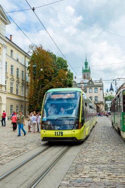 Lviv eski tramvay.