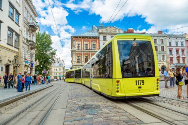 Lviv eski tramvay.