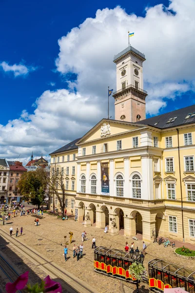 Centro histórico de Lviv — Foto de Stock