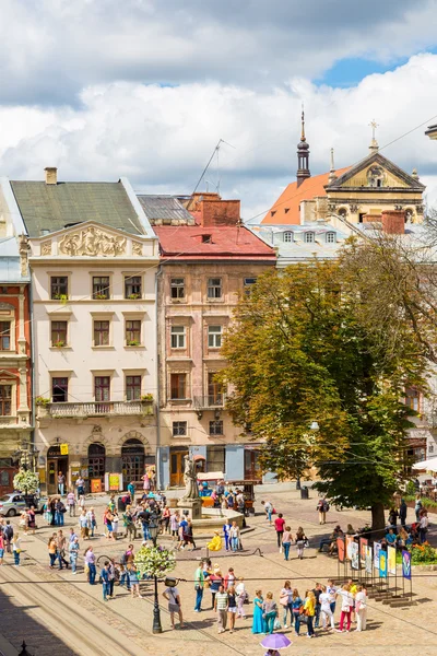 Historické centrum Lvova — Stock fotografie