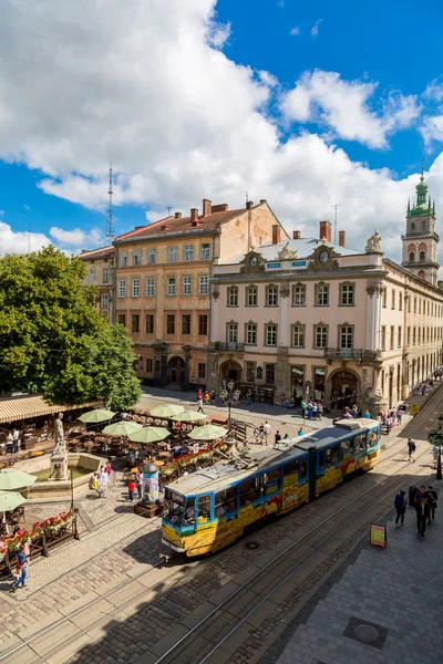 Historyczne centrum Lwowa — Zdjęcie stockowe